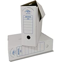 Chely Intermarket- Caja de archivadores cartón montaje automático- Pack de 24 unidades.Tamaño para A4. Ideal para…